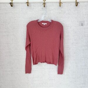 Madewell Ribbed Donegal Sweater